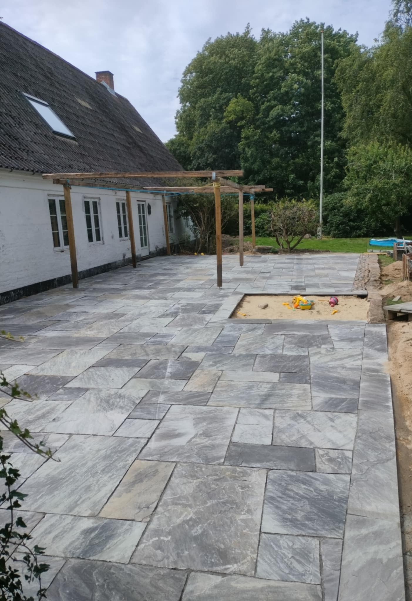 flisebelægning esbjerg, terrasse